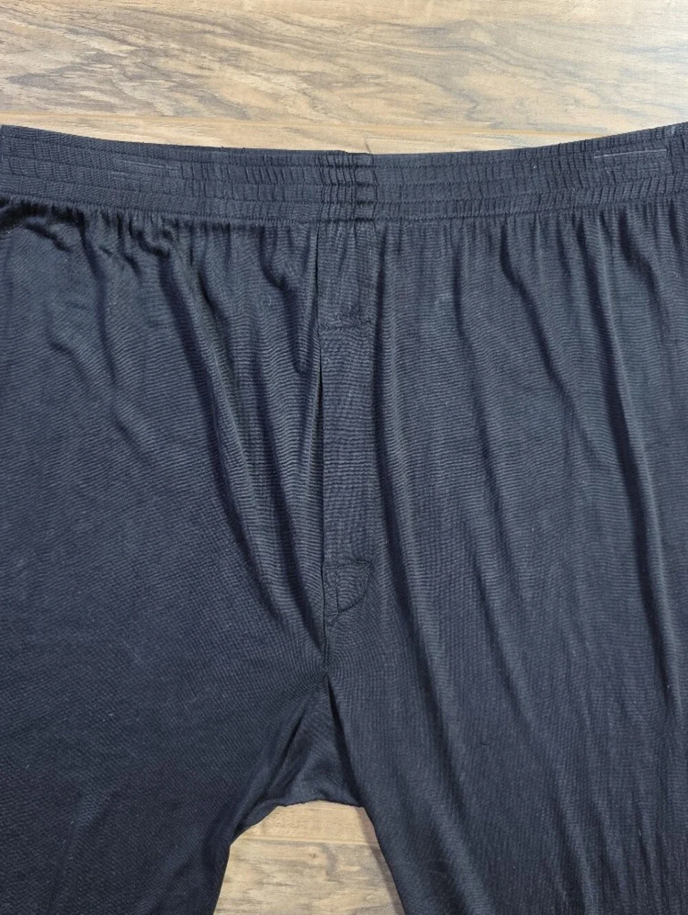 L.L. Bean Silk Thermal Pants Black Gorpcore Mens Medium Regular